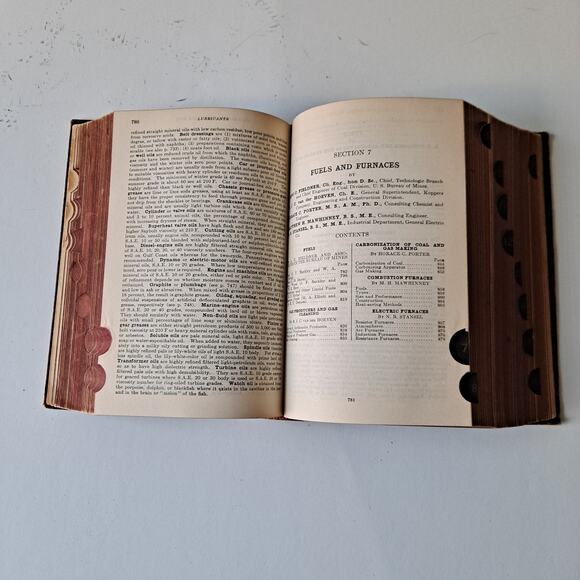 Marks' Handbook: Mechanical Engineers' Handbook 4th Ed L. S. Marks Thumb-Indexed - Picture 3 of 11